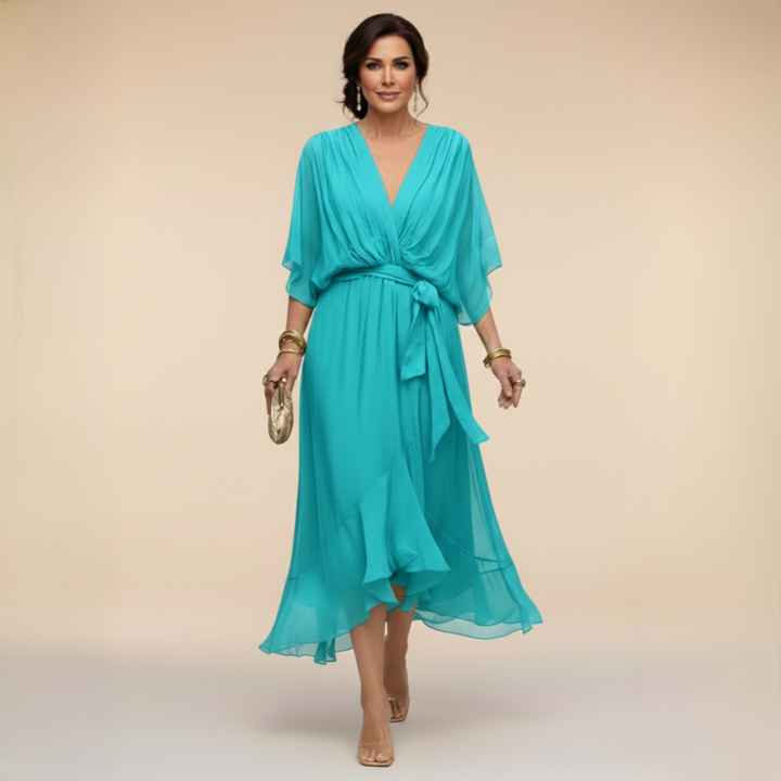 Monica | Robe à col en V