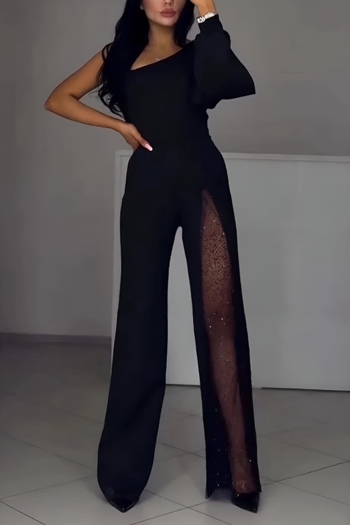 Léonie™ | Élégante Combinaison à Jambes Amples