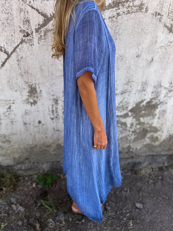 Lysiane™ | Robe Ample avec Col en V