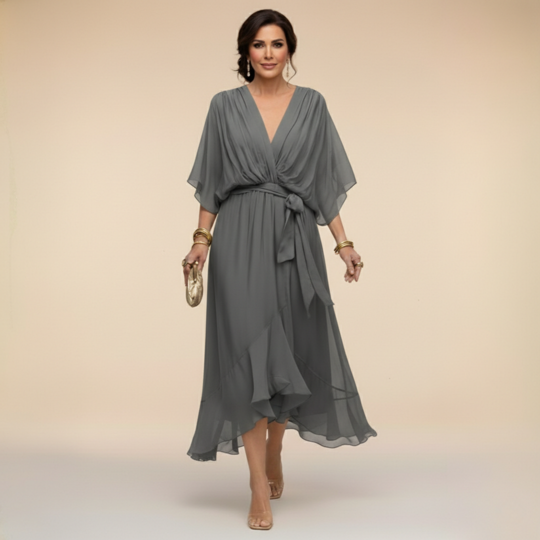 Monica | Robe à col en V