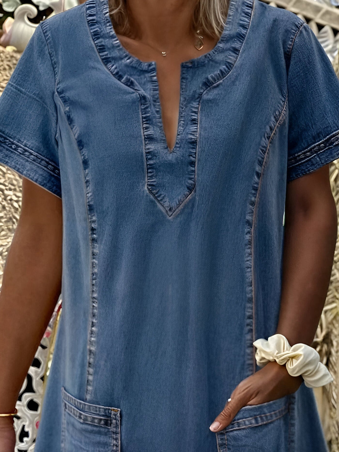 Agnès™ | Robe en Jean Décontractée