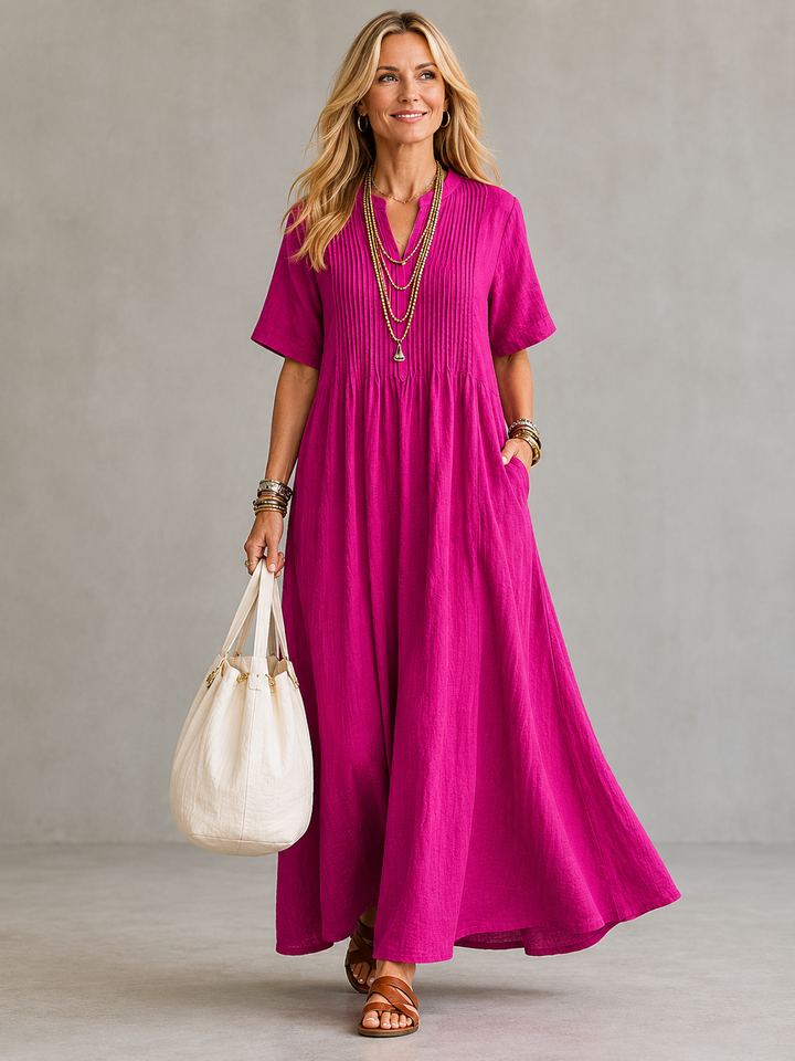 Nathalia™ | Robe Plissée