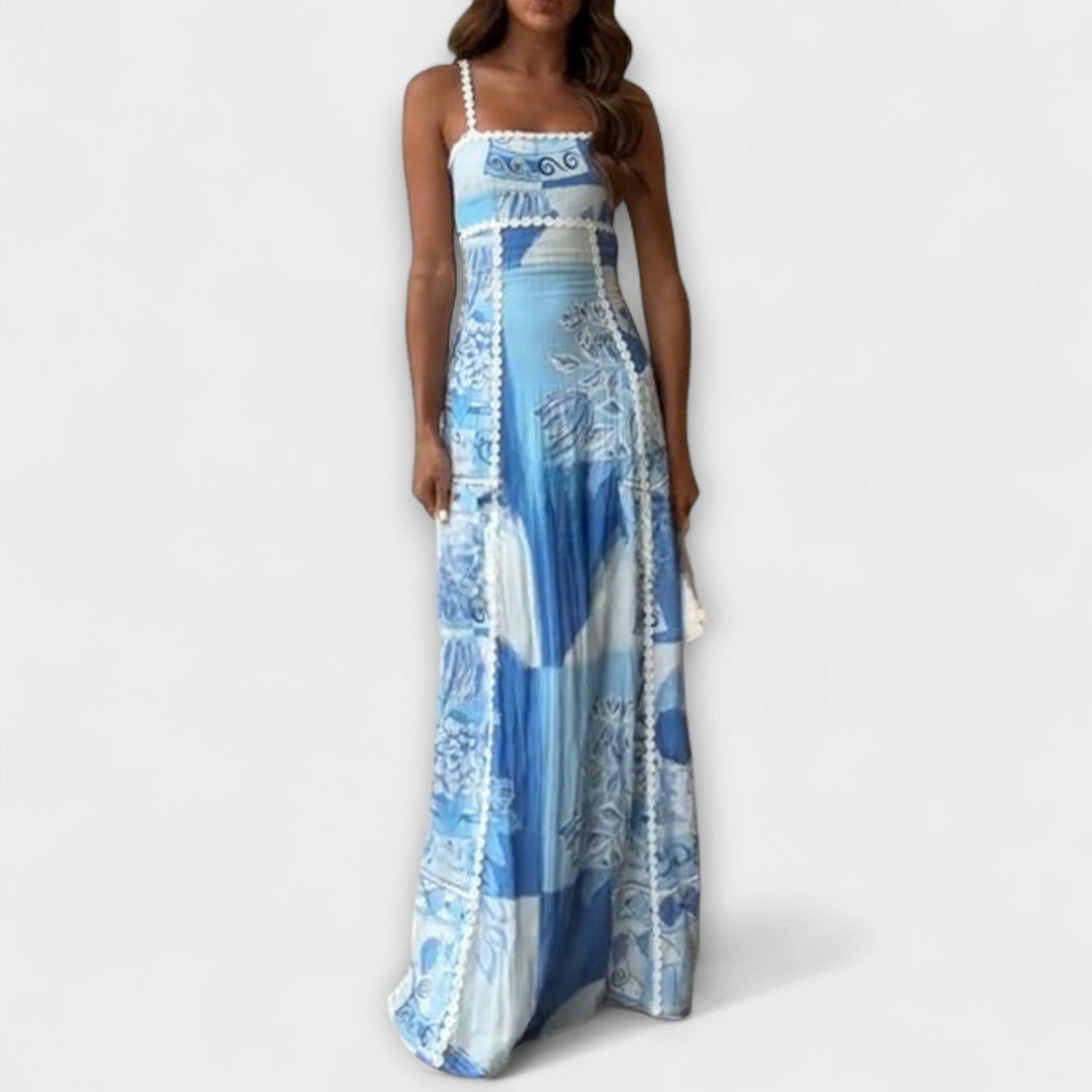Terazza Ric Rac - Maxi robe en lin avec coupe ample