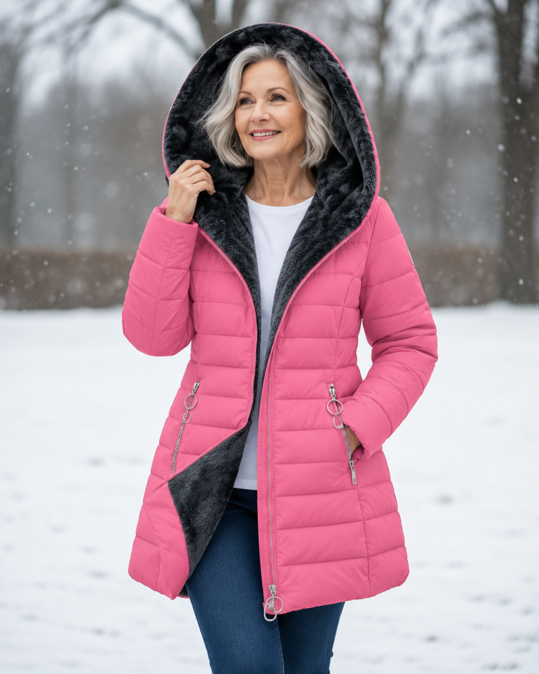 Aveline™ | Manteau d’Hiver Élégant à Capuche