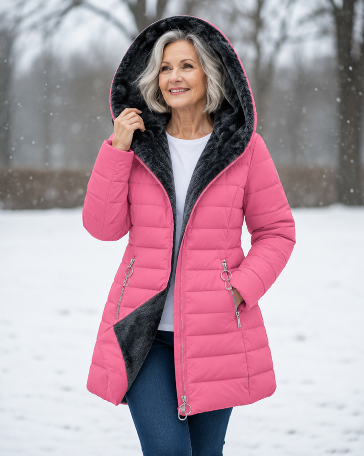 Aveline™ | Manteau d’Hiver Élégant à Capuche