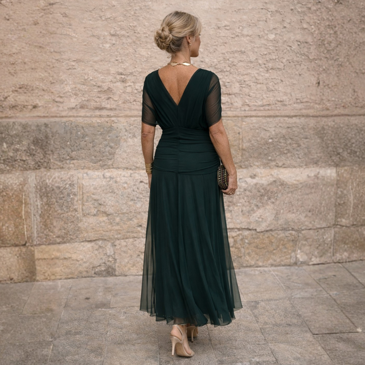 Lydia | Robe longue à épaules dénudées