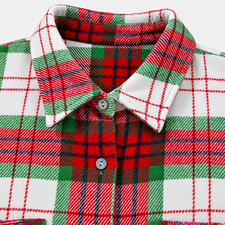 Surchemise Oversize à Carreaux en Flanelle pour Femme
