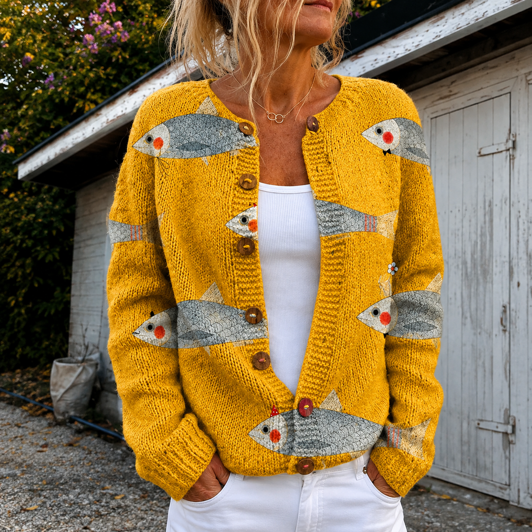 Anouk™ | Gilet Vintage en Maille