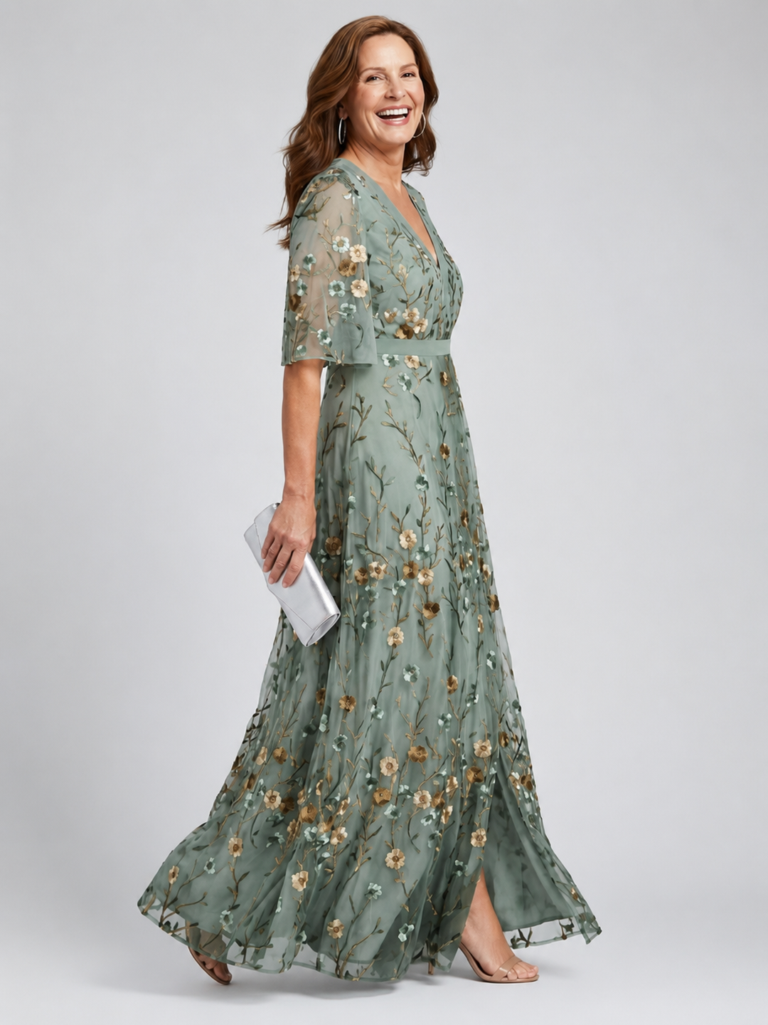 Selora | Robe longue Halter Bloom Flow