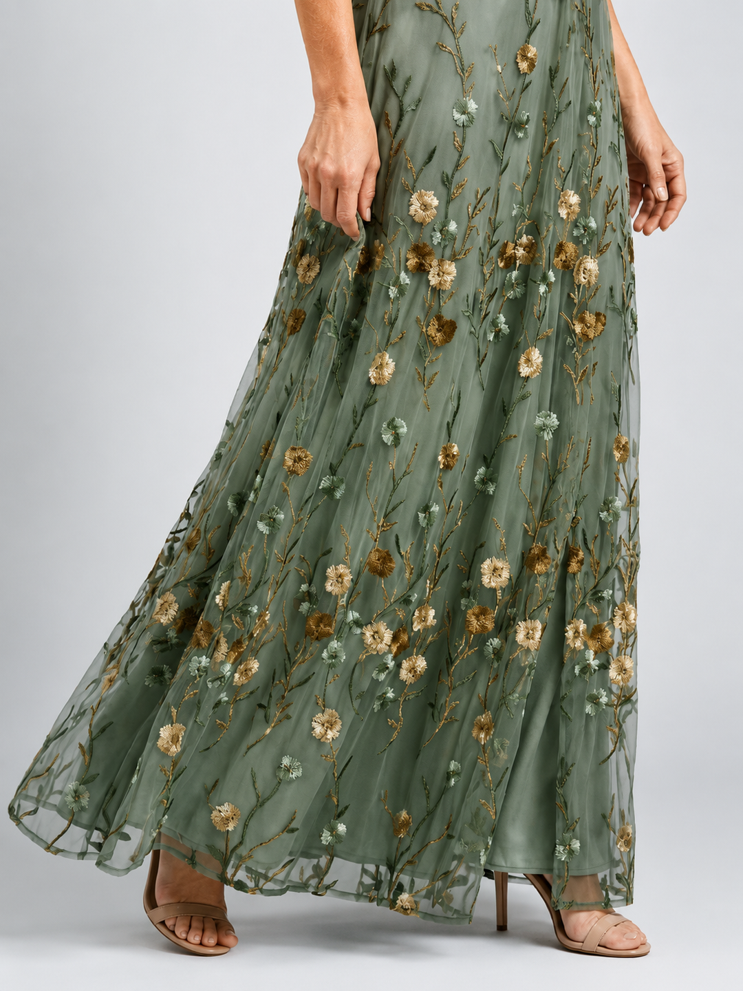 Selora | Robe longue Halter Bloom Flow