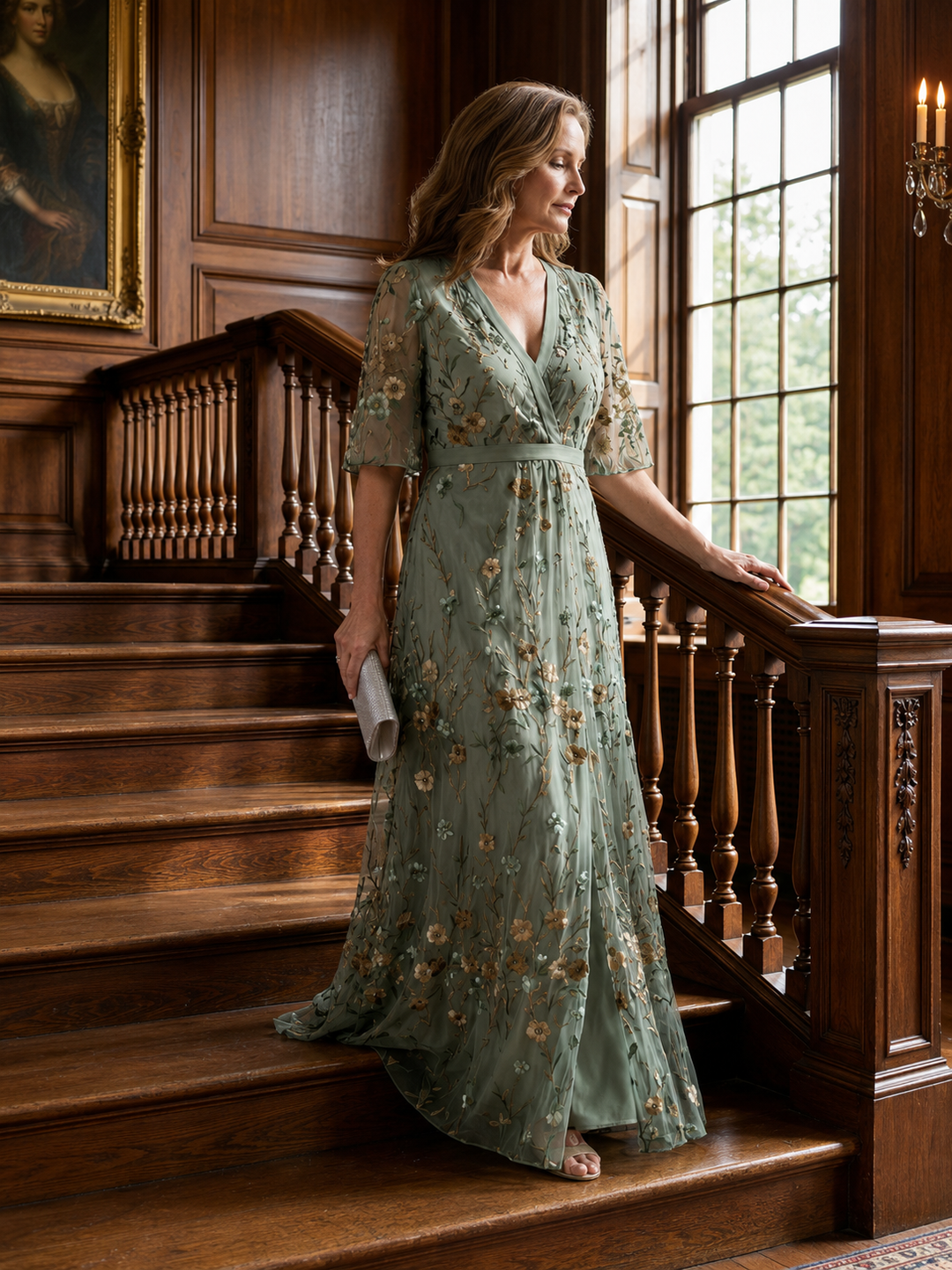 Selora | Robe longue Halter Bloom Flow