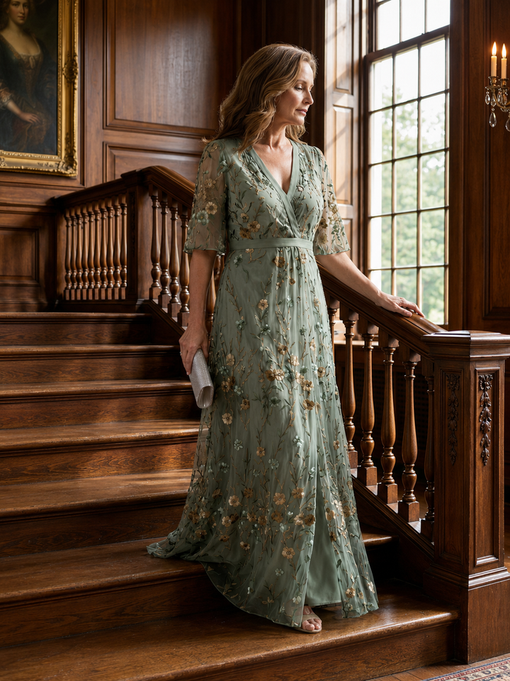 Selora | Robe longue Halter Bloom Flow