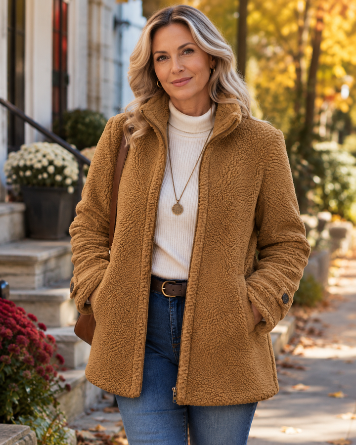 Delilah | Veste Douillette à Col Montant