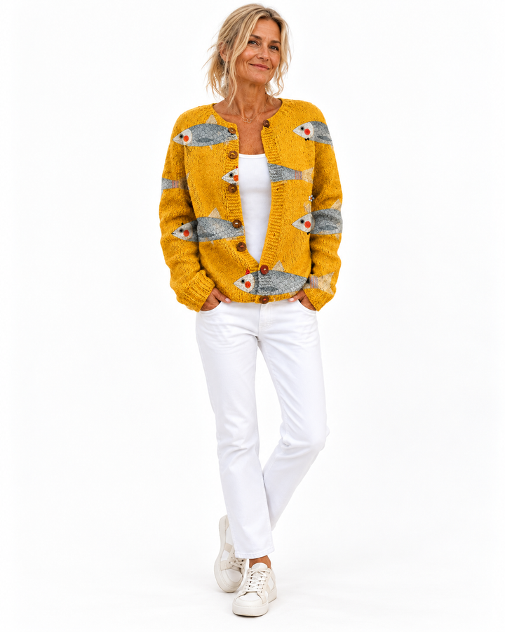 Anouk™ | Gilet Vintage en Maille