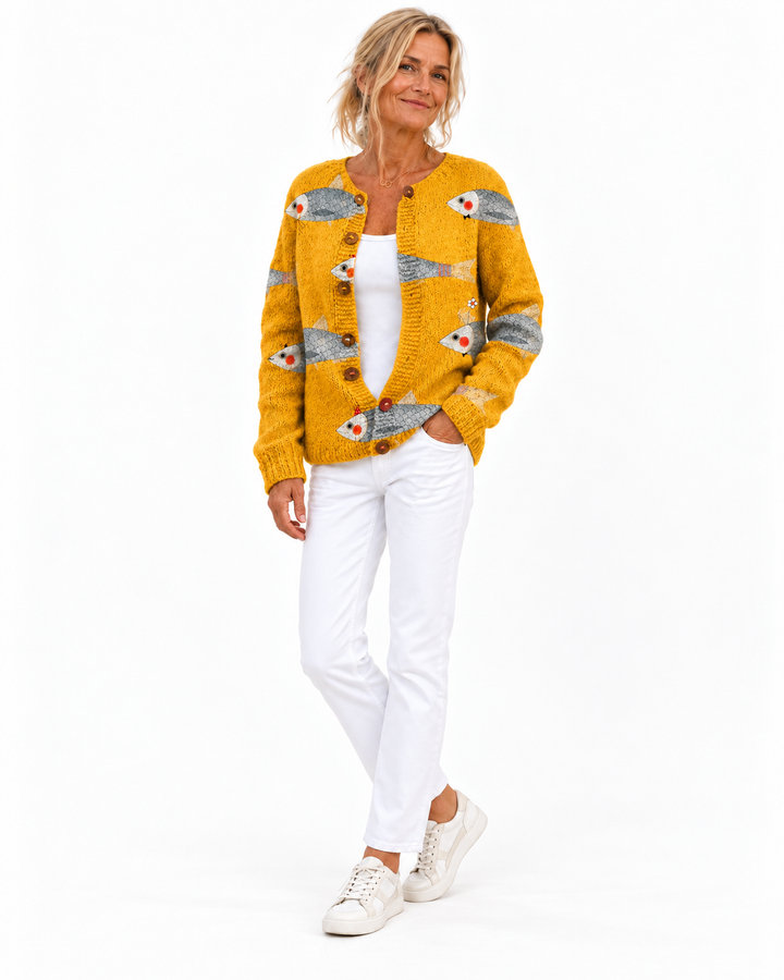 Anouk™ | Gilet Vintage en Maille
