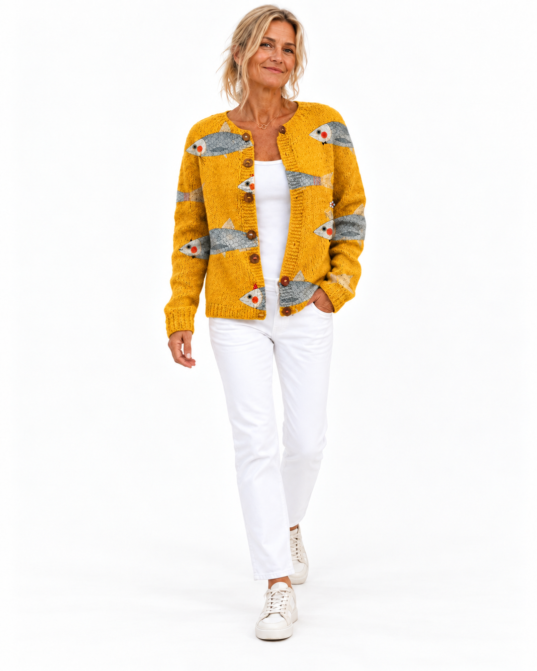 Anouk™ | Gilet Vintage en Maille