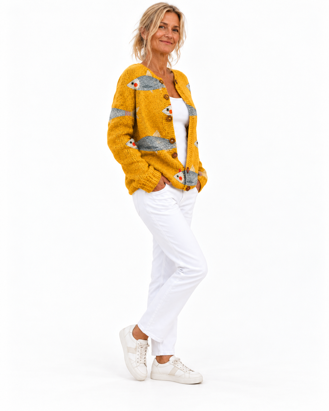 Anouk™ | Gilet Vintage en Maille