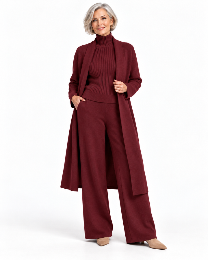 Ensemble en maille "Signature"  de Madeleine Cashmere