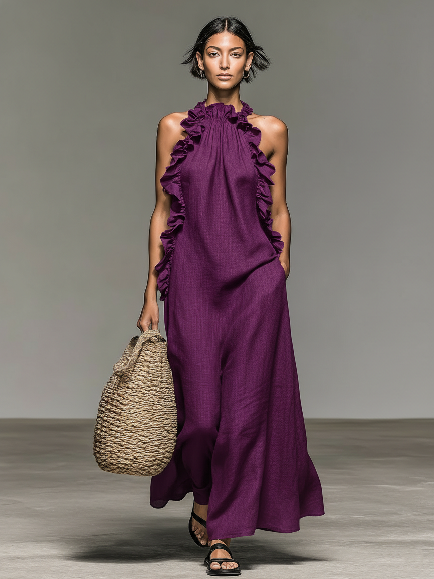 Robe longue Gladys™ avec poches