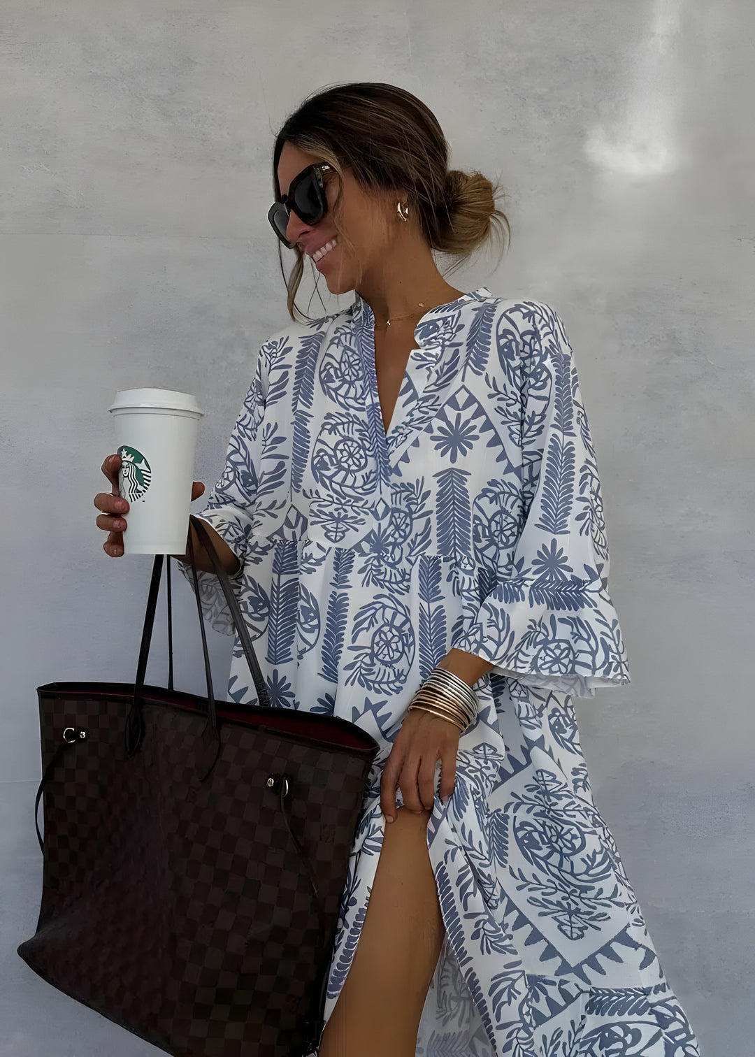 Idalina™ | Robe Tendance à Imprimé