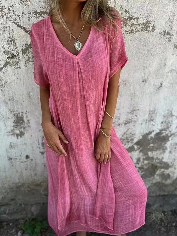 Lysiane™ | Robe Ample avec Col en V