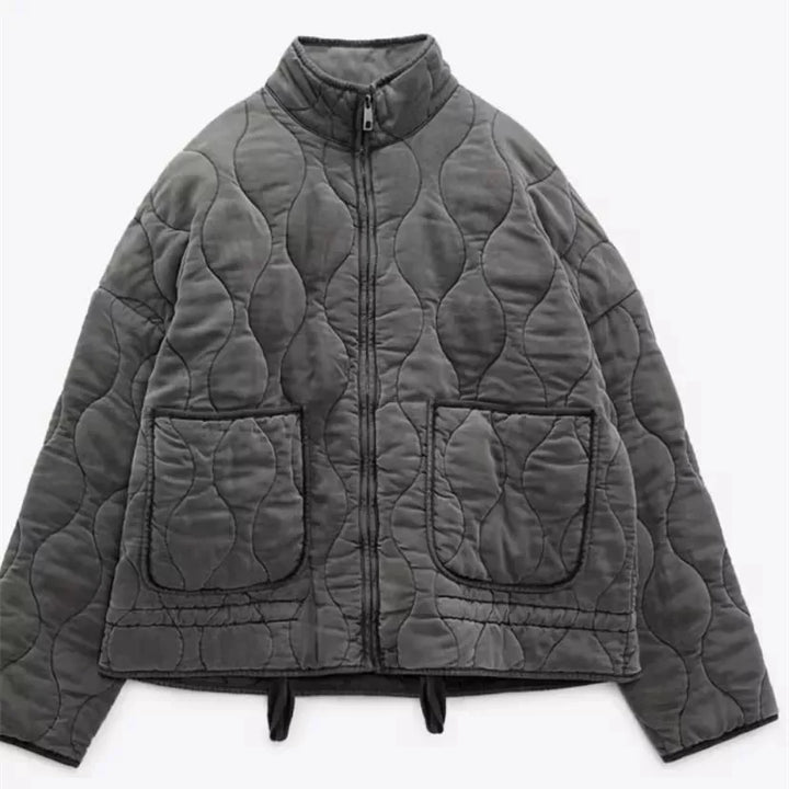 Arnalie - Veste Quotidienne avec Détails de Poche