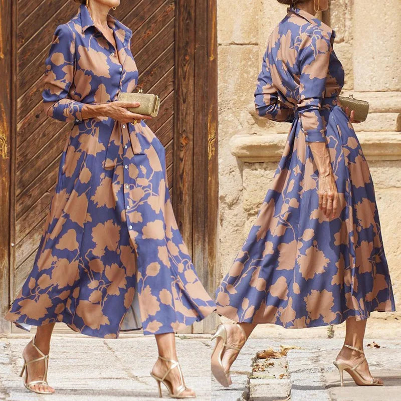 Claire™ | Élégante Robe à Motif Floral
