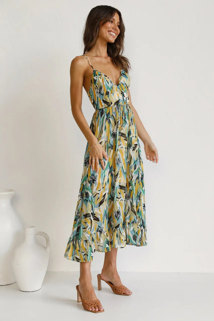 Gisèle™ | Élégante Robe aux Couleurs Classiques