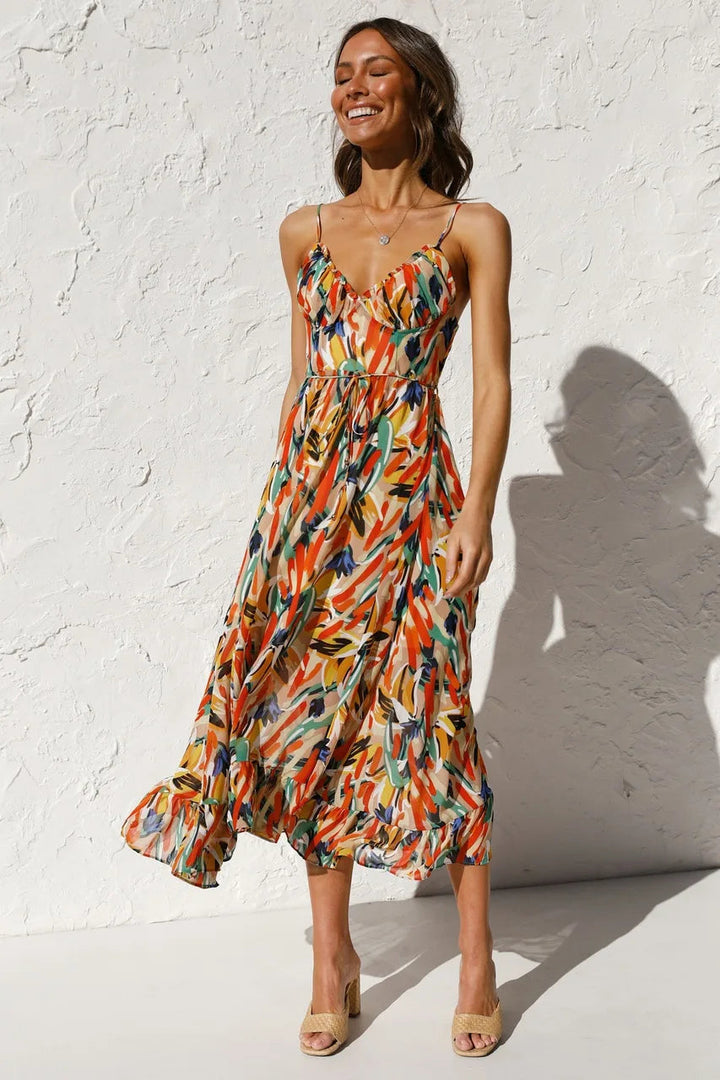 Gisèle™ | Élégante Robe aux Couleurs Classiques