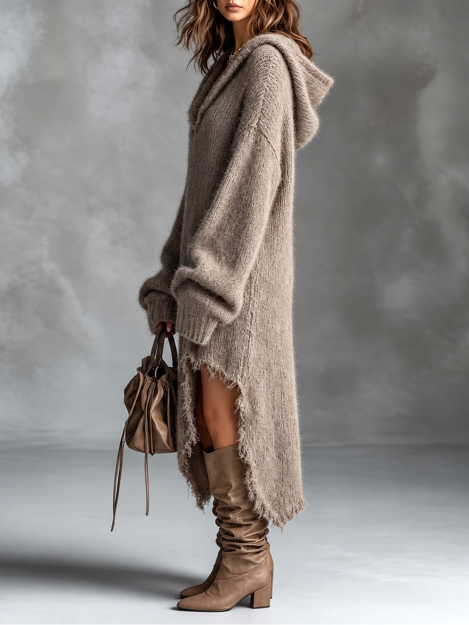 Heather | Robe Midi à Capuche