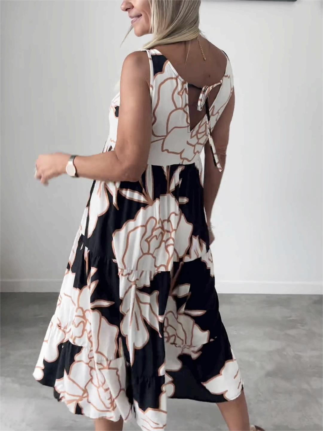 Édith™ | Robe Chic à Motif Floral