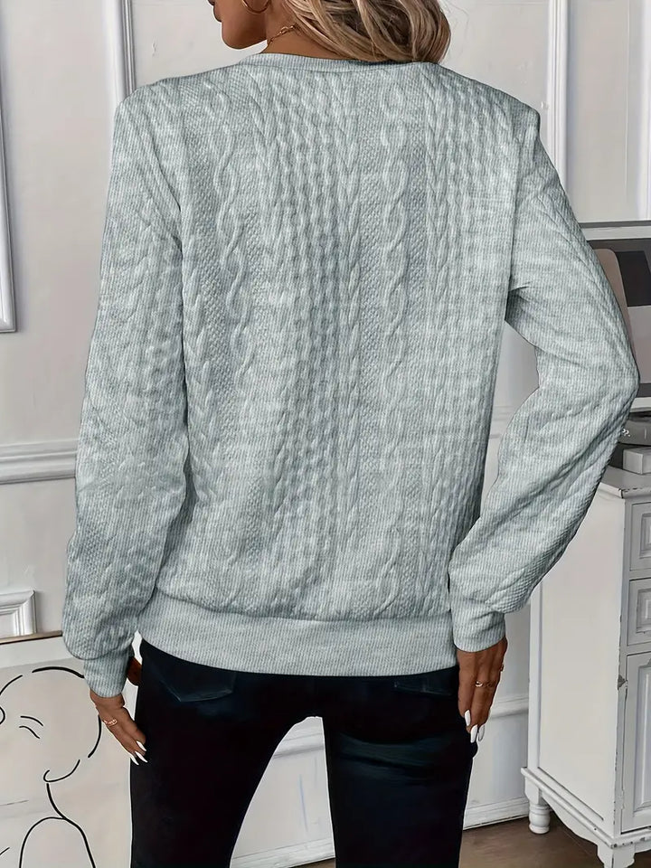SOLÈNE™ | Pull en Tricot Chic et Élégant