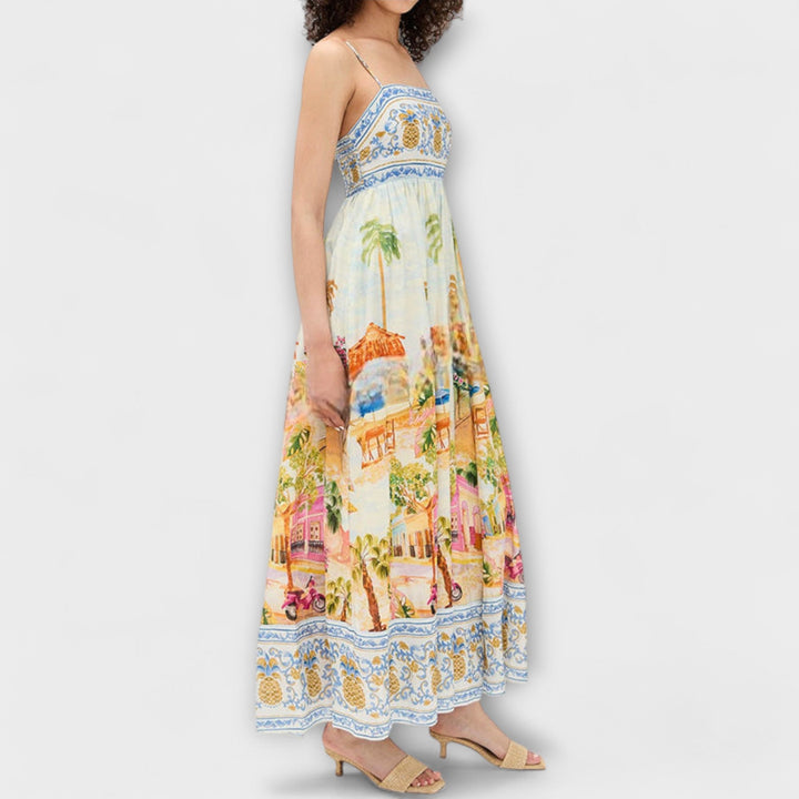 Lumen - Robe Maxi Aracati Multicolore