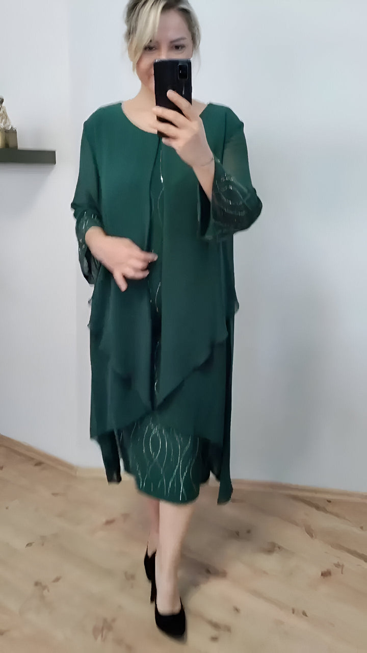 Claudia™ | Robe Élégante à Superposition Légère