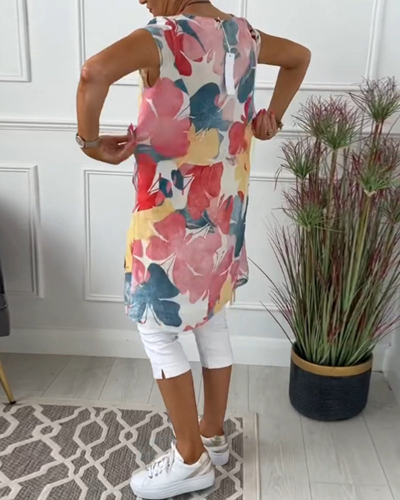 Manon™ | Robe Décontractée à Imprimé Floral Éclatant