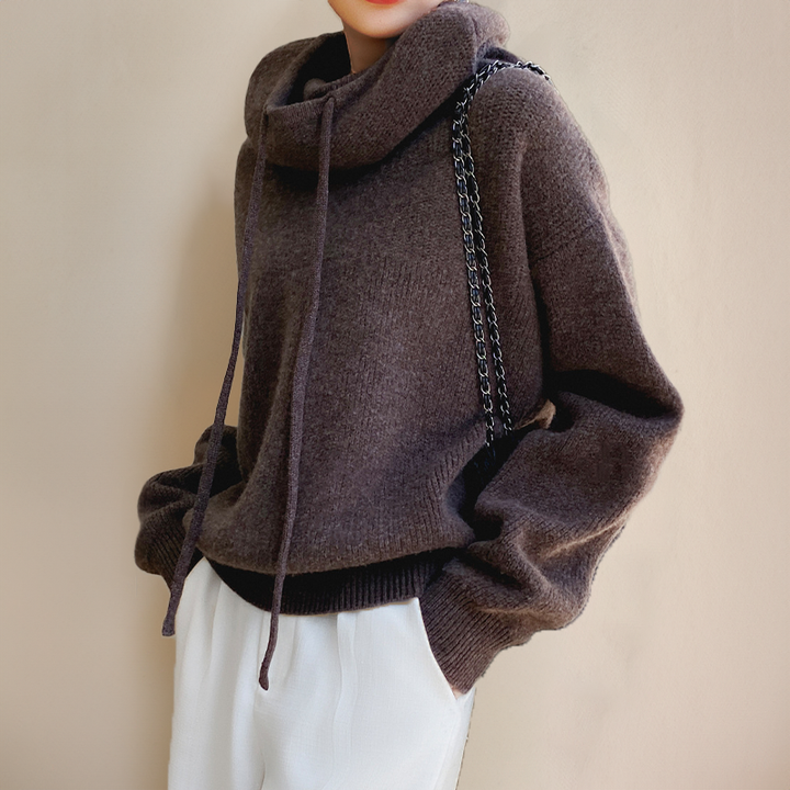Charlotte™ | Doux Pull d'Automne à Capuche