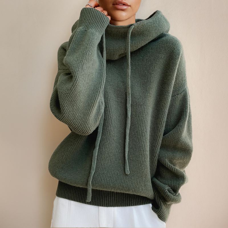 Charlotte™ | Doux Pull d'Automne à Capuche