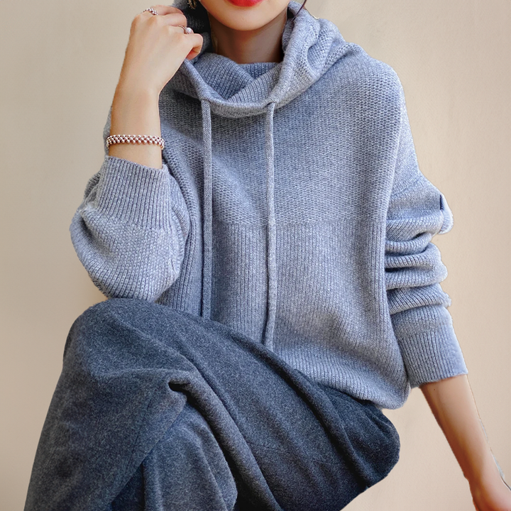 Charlotte™ | Doux Pull d'Automne à Capuche