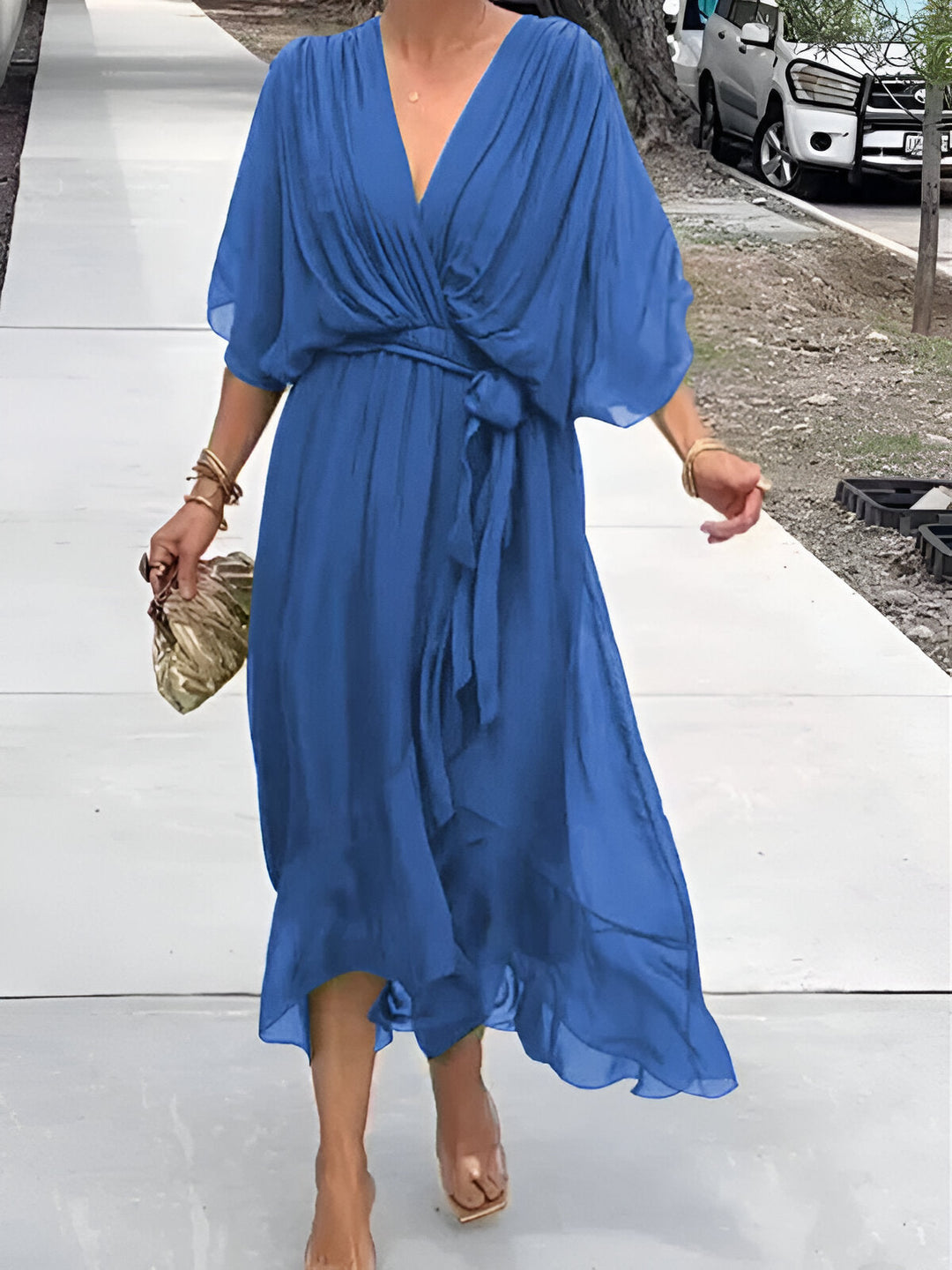 Monica™ | Robe avec Décolleté en V