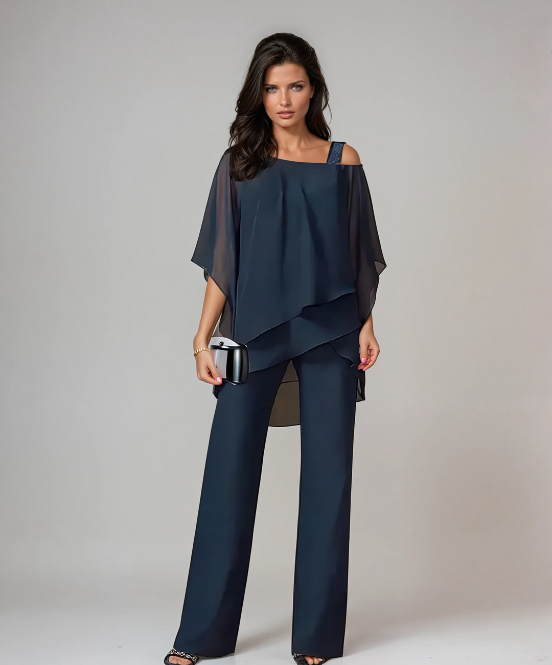 Chloe Paris | Ensemble Deux Pièces Fluide Élégant Lucie