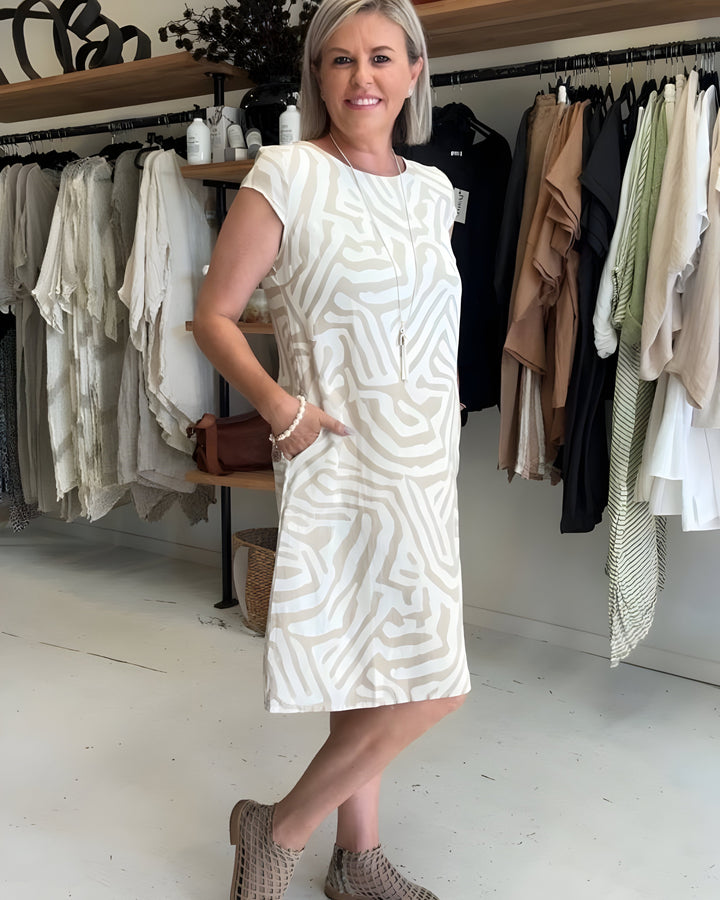 Serra™ | Robe d'été à Rayures Safari