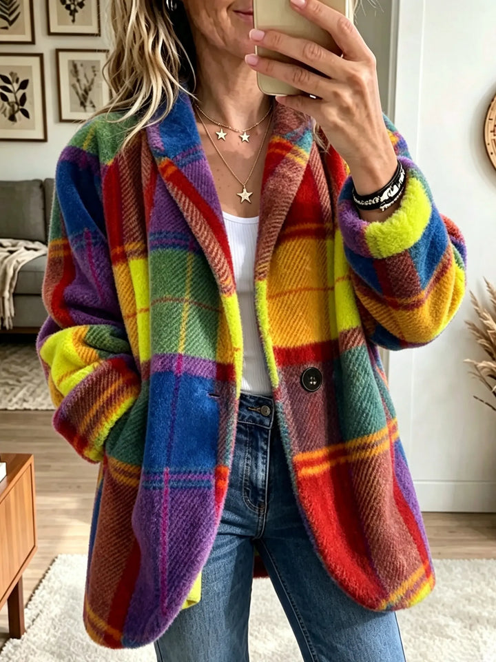 Jenneke™ | Veste à Carreaux