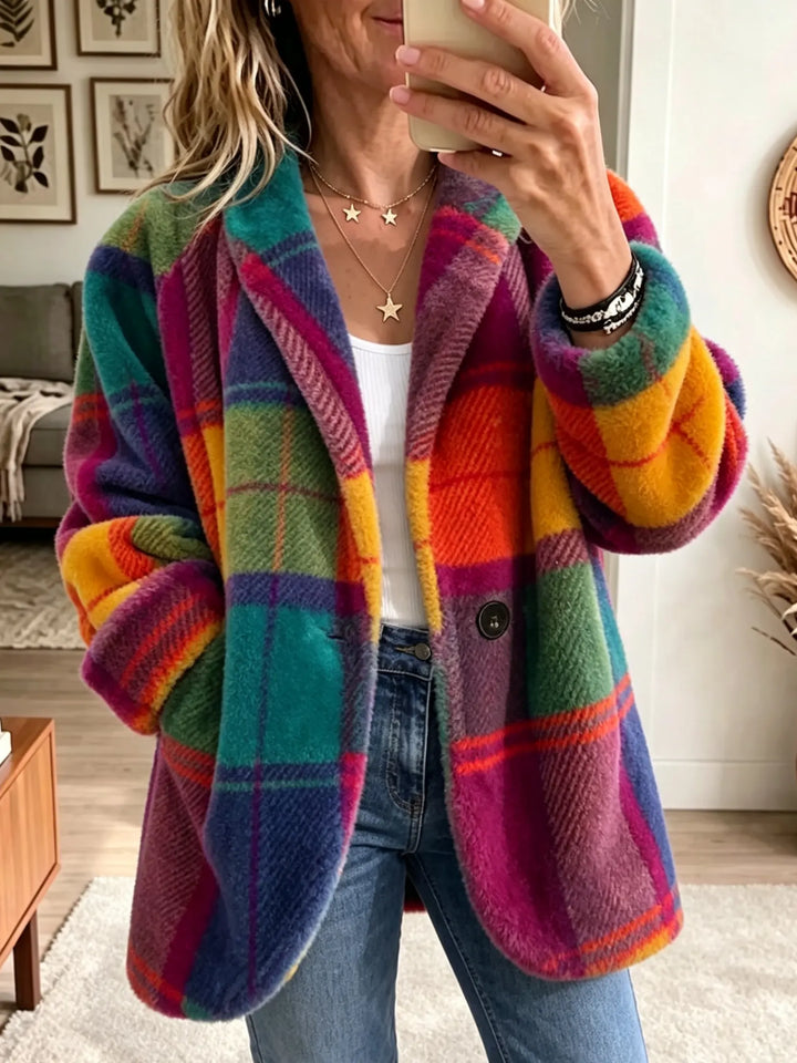 Jenneke™ | Veste à Carreaux