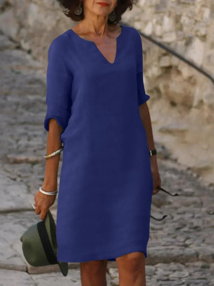 Josette™ | Élégante Robe à Décolleté en V