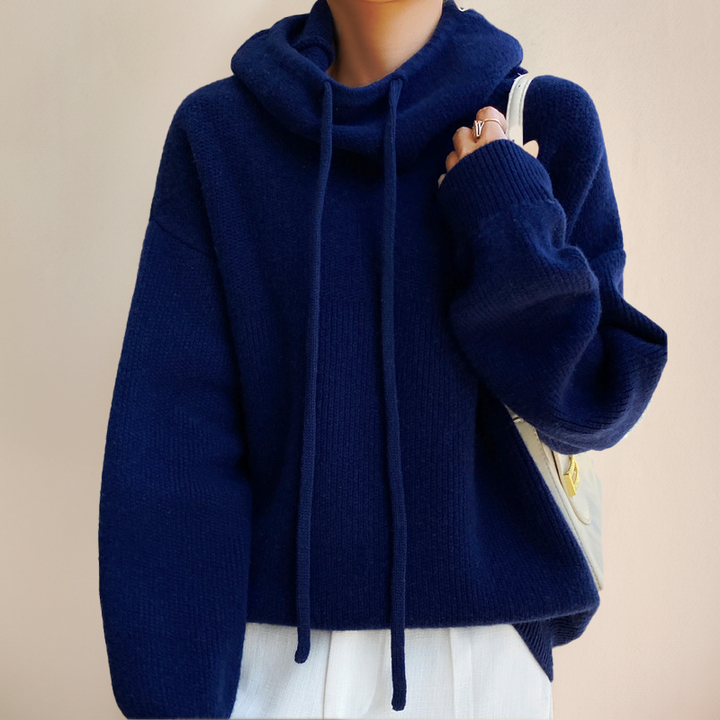 Charlotte™ | Doux Pull d'Automne à Capuche