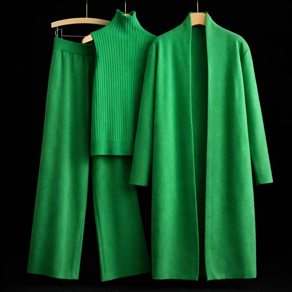 Ensemble en maille "Signature"  de Madeleine Cashmere