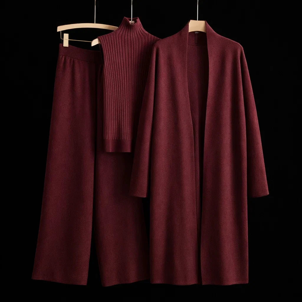 Ensemble en maille "Signature"  de Madeleine Cashmere