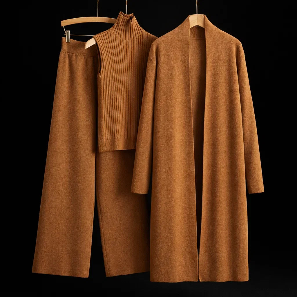 Ensemble en maille "Signature"  de Madeleine Cashmere