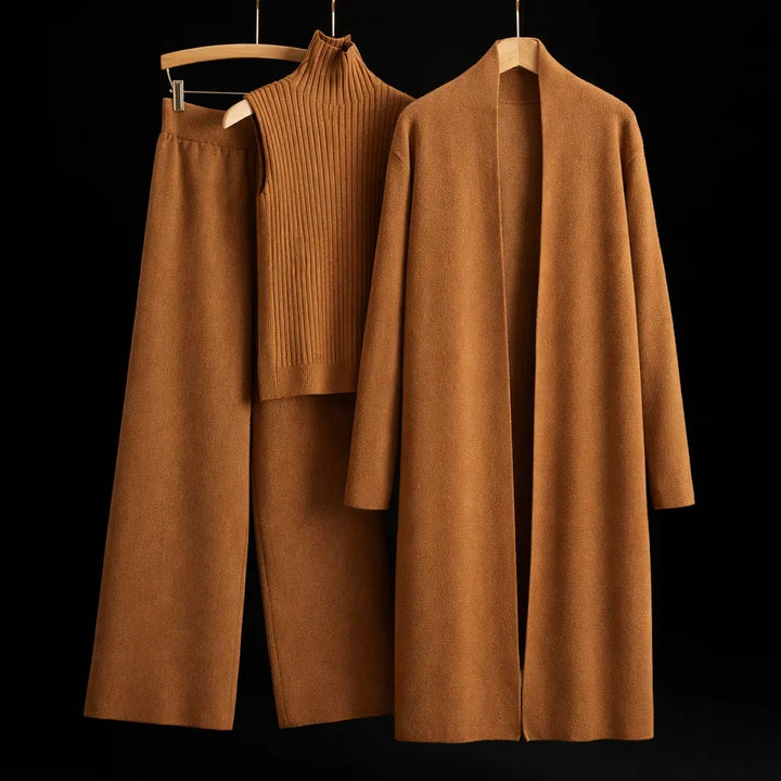 Ensemble en maille "Signature"  de Madeleine Cashmere
